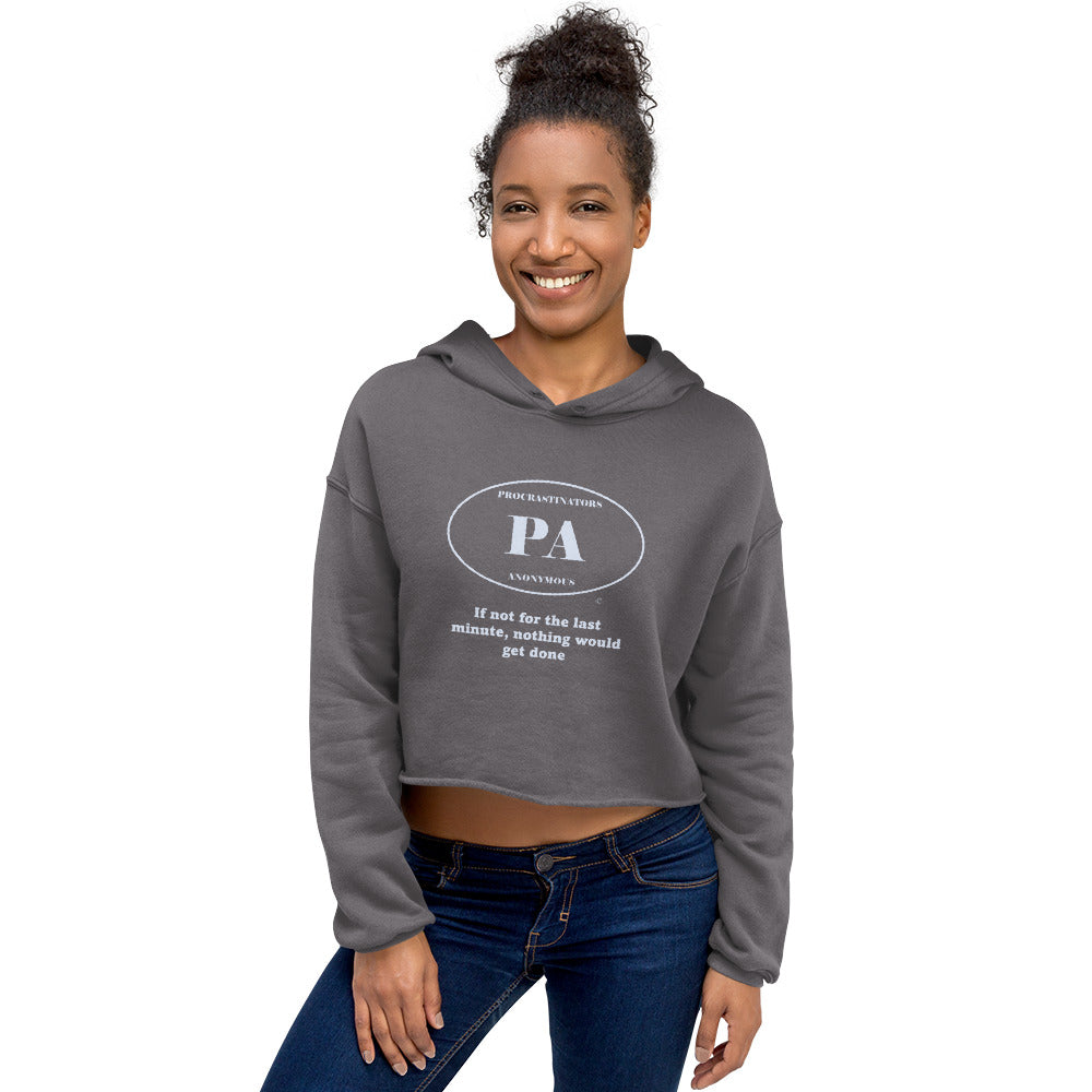Last Minute Crop Hoodie