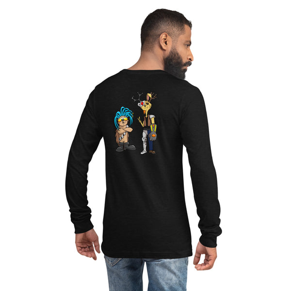 Plutonian Tees Badge Unisex Long Sleeve Tee