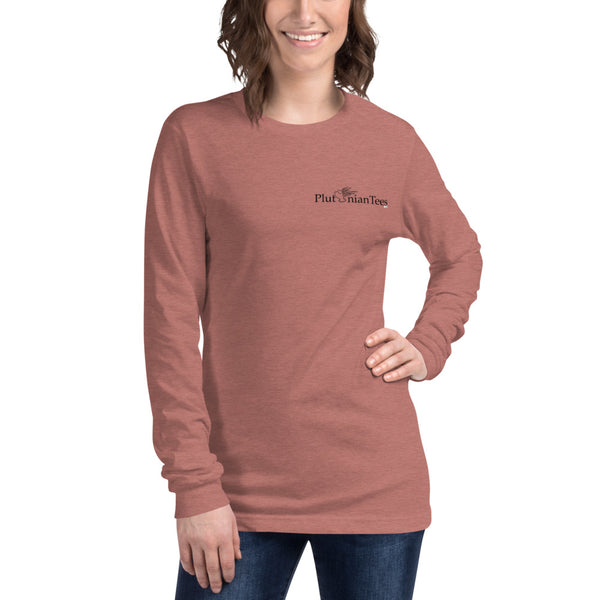 Plutonian Tees Badge Unisex Long Sleeve Tee